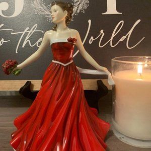 Royal Doulton June Rose 'Love' Flower of the Month